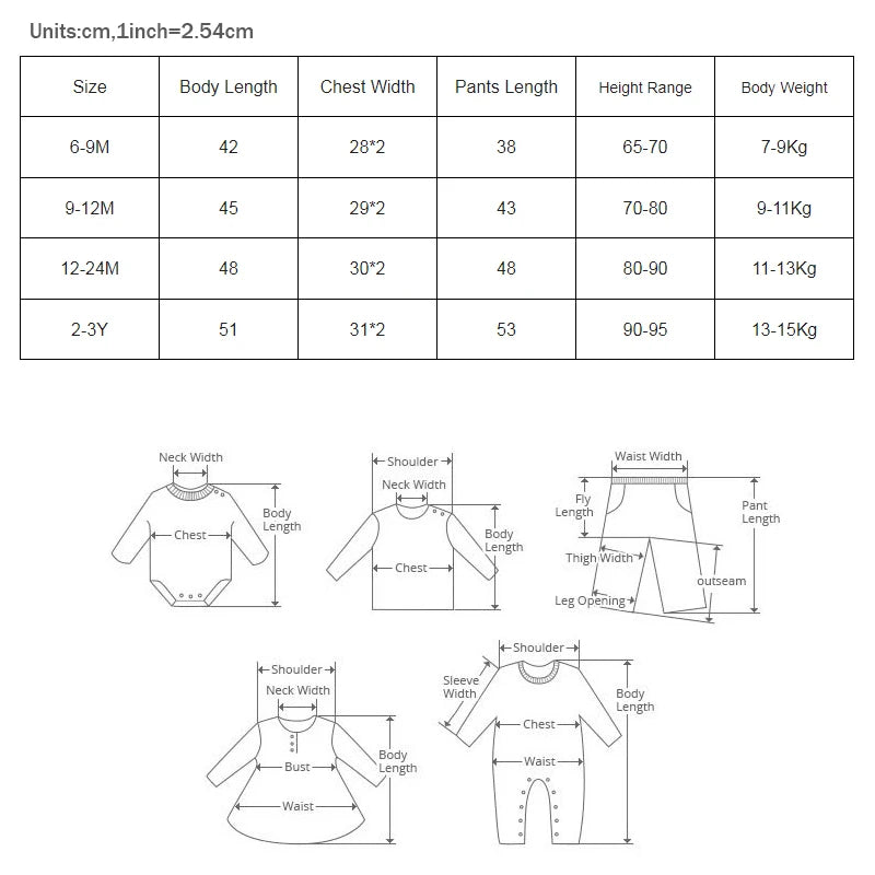 Formal Baby Clothes Boys Sets Cotton Long Sleeve Children's Top and Bottom Clothes Set 2 Pcs  Baby Boy Clothes 1-3 Years