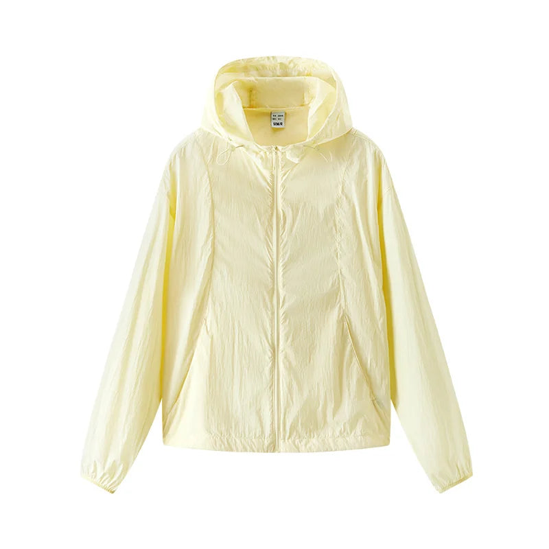 Semir Jacket Women Loose Slimming Summer 2025 New Cool Feeling Hooded Sun Protection Coat for Casual Style