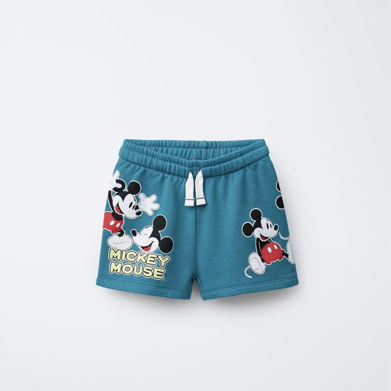Mickey Mouse Shorts Cartoon Fashion Shorts Outdoor Wear Boys Child Cute Shorts Babies New Design Summer Loose Versatile Shorts