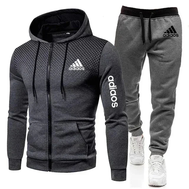 New Style Fashion Men Hoodie Fitness Gym Clothing Men Running Set Sportswear Jogger Men'smany Sorts Of Suit Sports