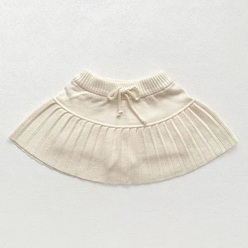 2024 New Autumn 0-4Yrs Baby Girls Knitted Shorts Toddler Baby Girls Solid Color Hollow Out Knitting Shorts Children Shorts