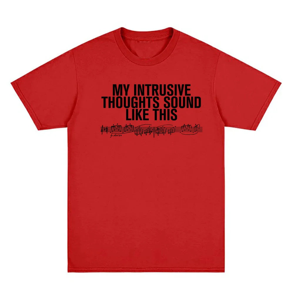 Rosalia Intrusive Thoughts Baby Tee – 100% Cotton Soft Round Neck T-Shirt