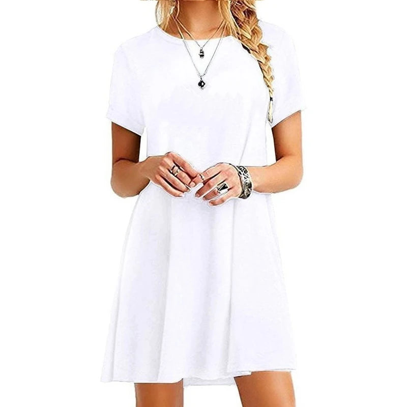 Casual Summer T-Shirt Dress