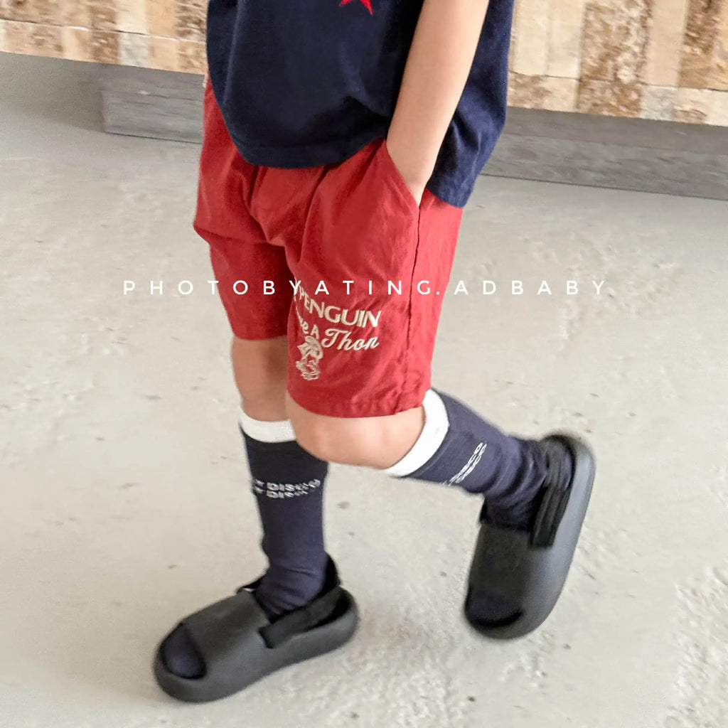 2026 Summer New Children Casual Shorts Fashion Cartoon Embroidery Girls Shorts Cotton Baby Boys Short Pants Kids Clothes