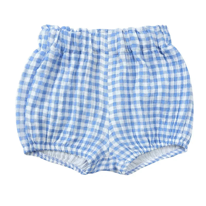 2025 Toddler Baby Summer Shorts Cotton Linen Cartoon Breathable Children Lounge Clothes for 3M-6T Boy Girl Korean Cute PP Pants