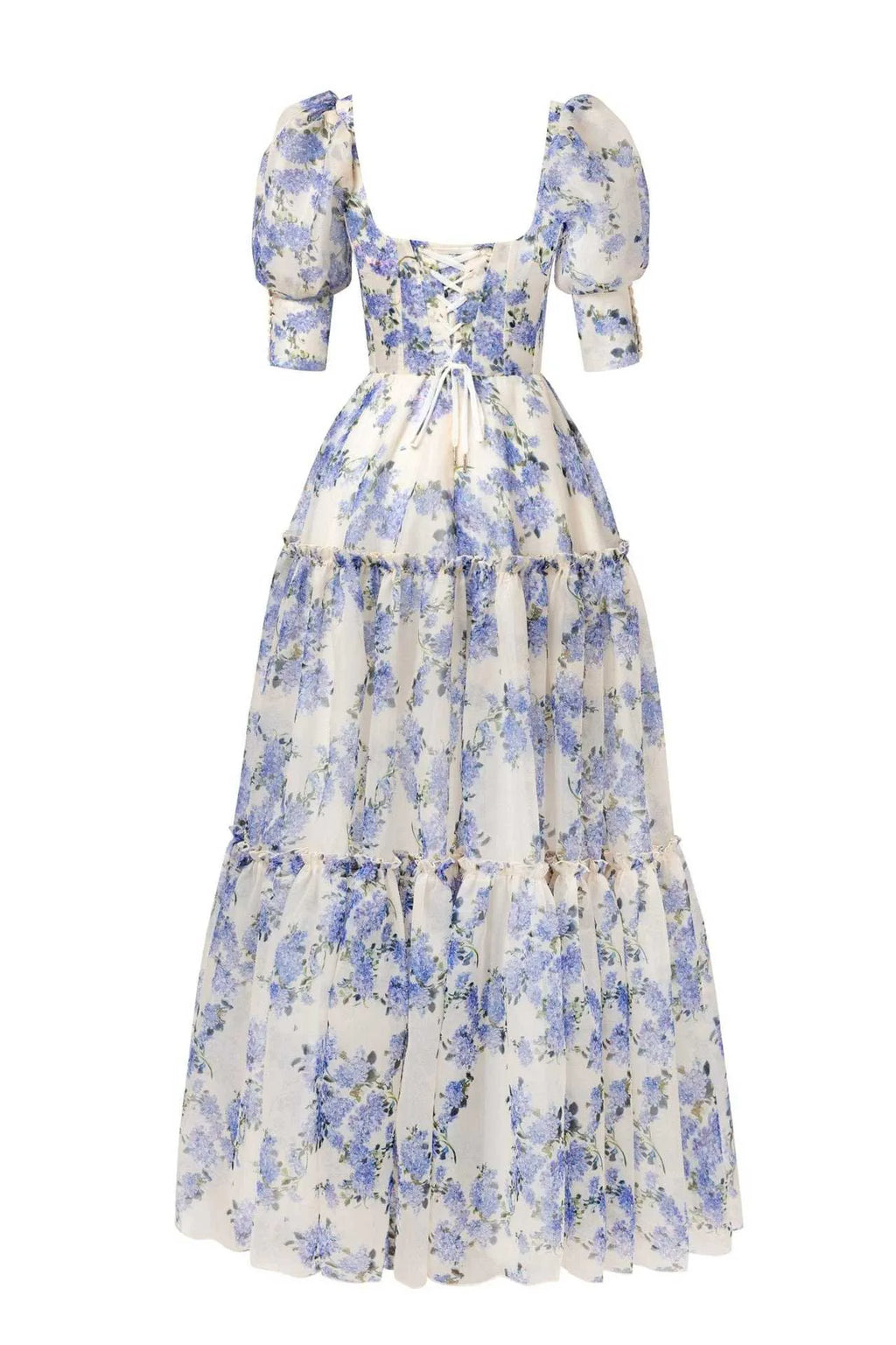 Elegant Floral Off-Shoulder Maxi Dress