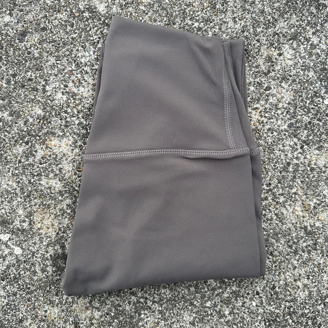 Women's High Waist Butter Yoga Leggings – Back Pocket Cropped Athletic Gym Pants