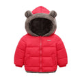 Kids Padded Fleece Thick Hooded Snowsuit Jacket – Warm Cashmere Winter Coat