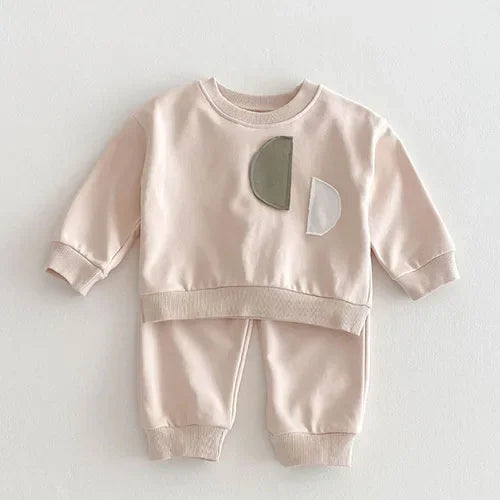 2025 New Spring 0-4Yrs Infant Baby Girls Clothing Set Long Sleeved Cotton Embroidery Pullover+Pants Toddler Baby Clothes Suit