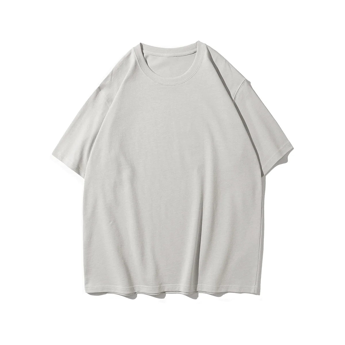 Sypcman Men's Oversized T-Shirt 9.9oz 280 Grams Heavy High Quality Short Sleeve Cotton Tee Solid Color Unisex Streetwear