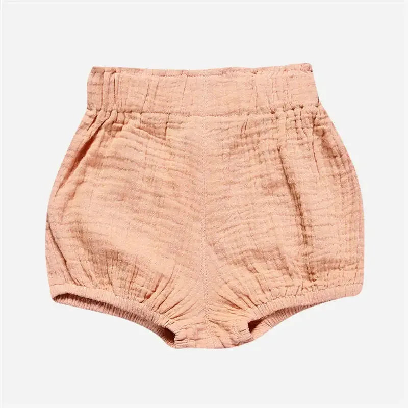2025 Toddler Baby Summer Shorts Cotton Linen Cartoon Breathable Children Lounge Clothes for 3M-6T Boy Girl Korean Cute PP Pants