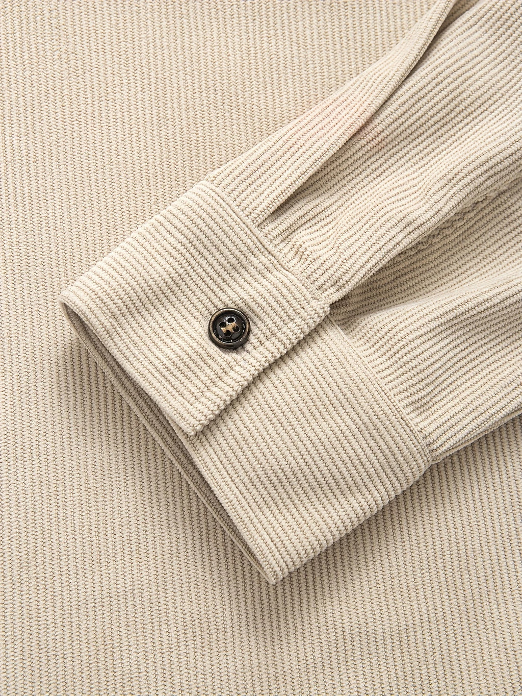 Men's Slim Fit Corduroy Long Sleeve Shirt – Wrinkle-Free Business Casual Office Shirt