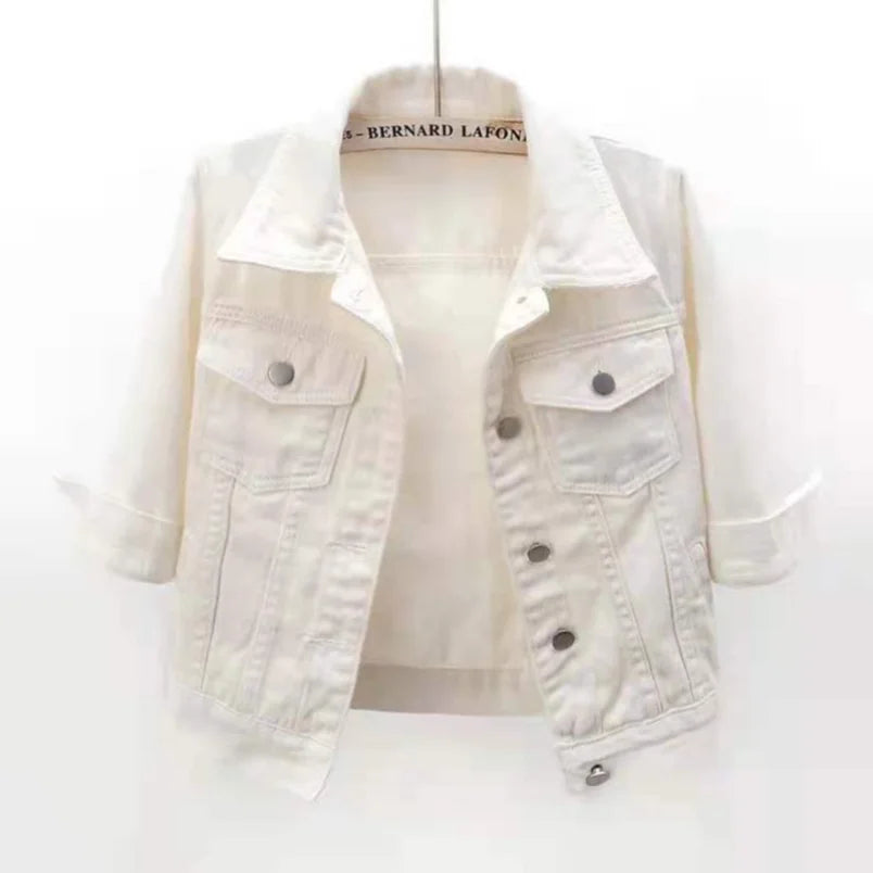 Women's Casual Loose Denim Jacket – Short Jean Coat Spring Autumn Outerwear