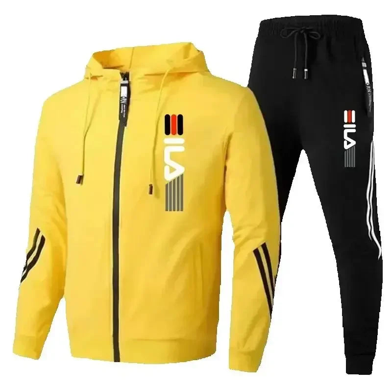 Men's Sportswear Set for Spring and Autumn 2026: Casual Sports Jacket + Sports Pants, Jogging Fashion and Stylish Sports Suit