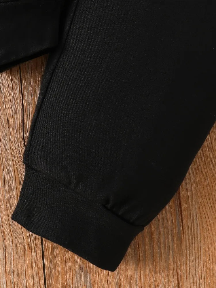 Spring Baby Girls Clothes Set Kid Boy '23' Printed Sweatshirts Pullover Top and Pants 2 Pieces Suit Children Fashion Tracksuits