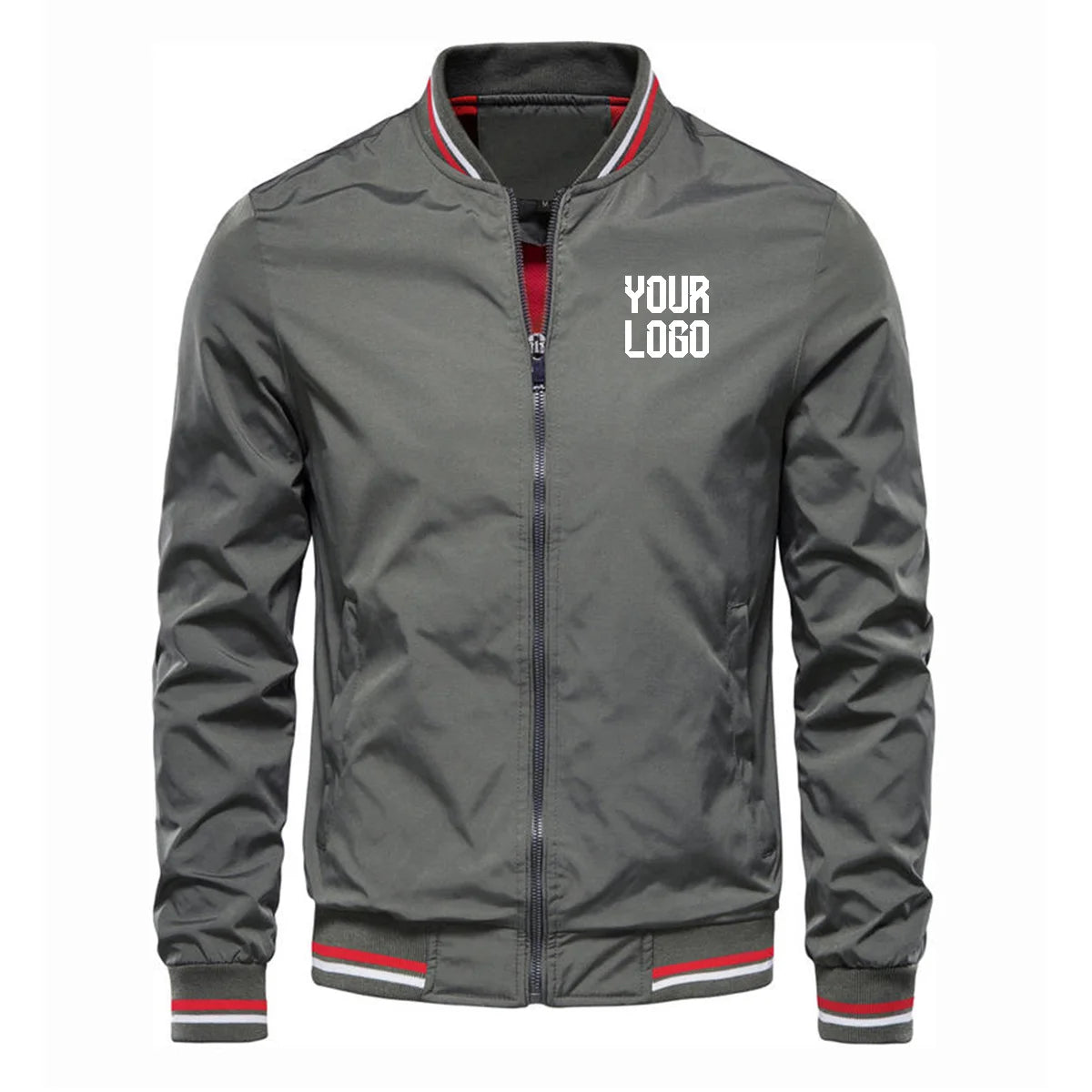 Men's Slim Fit Windproof Autumn Jacket – Customizable Fashion Coat