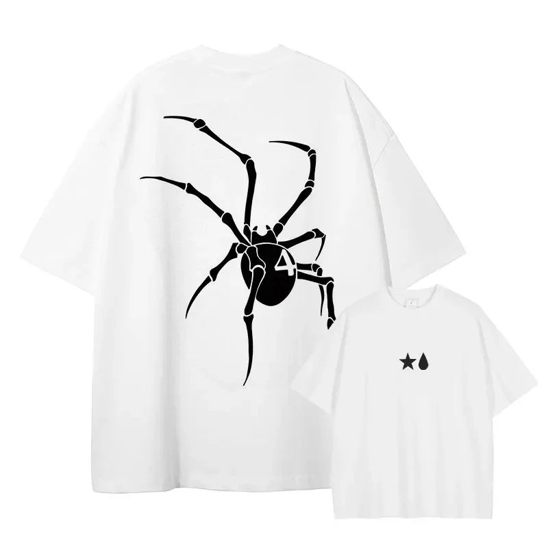 Kurapika T-shirts Vintage Washed Anime Hunter T Shirt Oversize Manga Killua Zoldyck Gon Hisoka Chrollo Tops Tees Men 100% Cotton