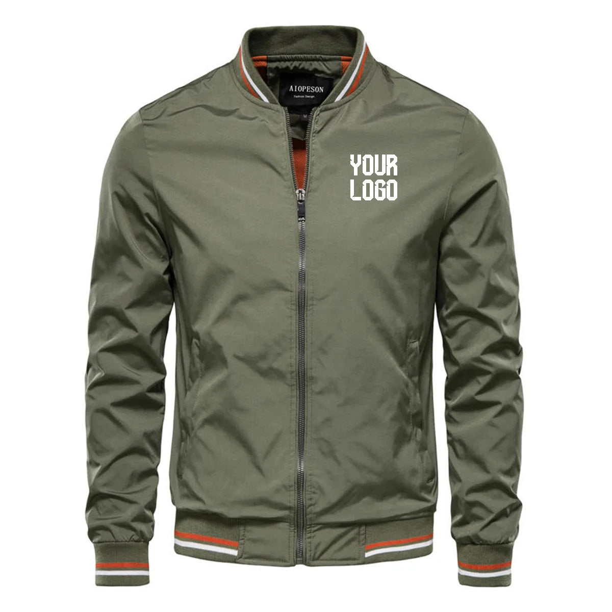Men's Slim Fit Windproof Autumn Jacket – Customizable Fashion Coat