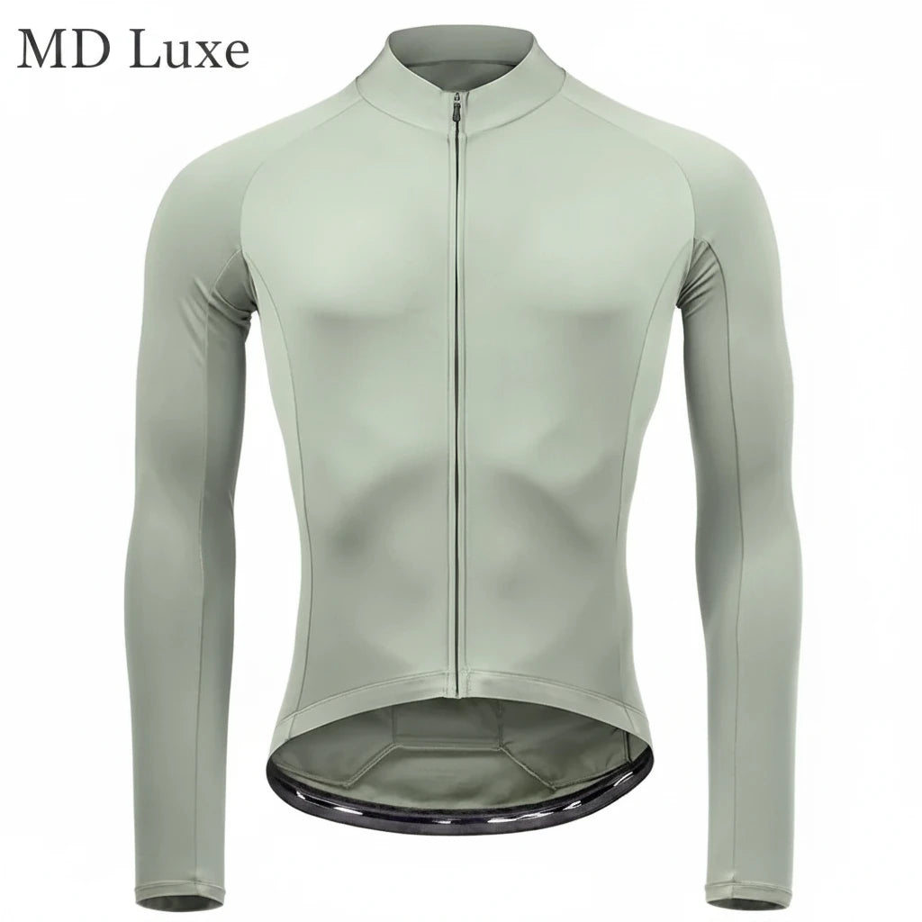 RAUDAX 2024 Man's Winter Cycling Clothing Long Sleeves Thermal Fleece Cycling Jersey Set Outdoor Keep Warm Road Bike Sportswear
