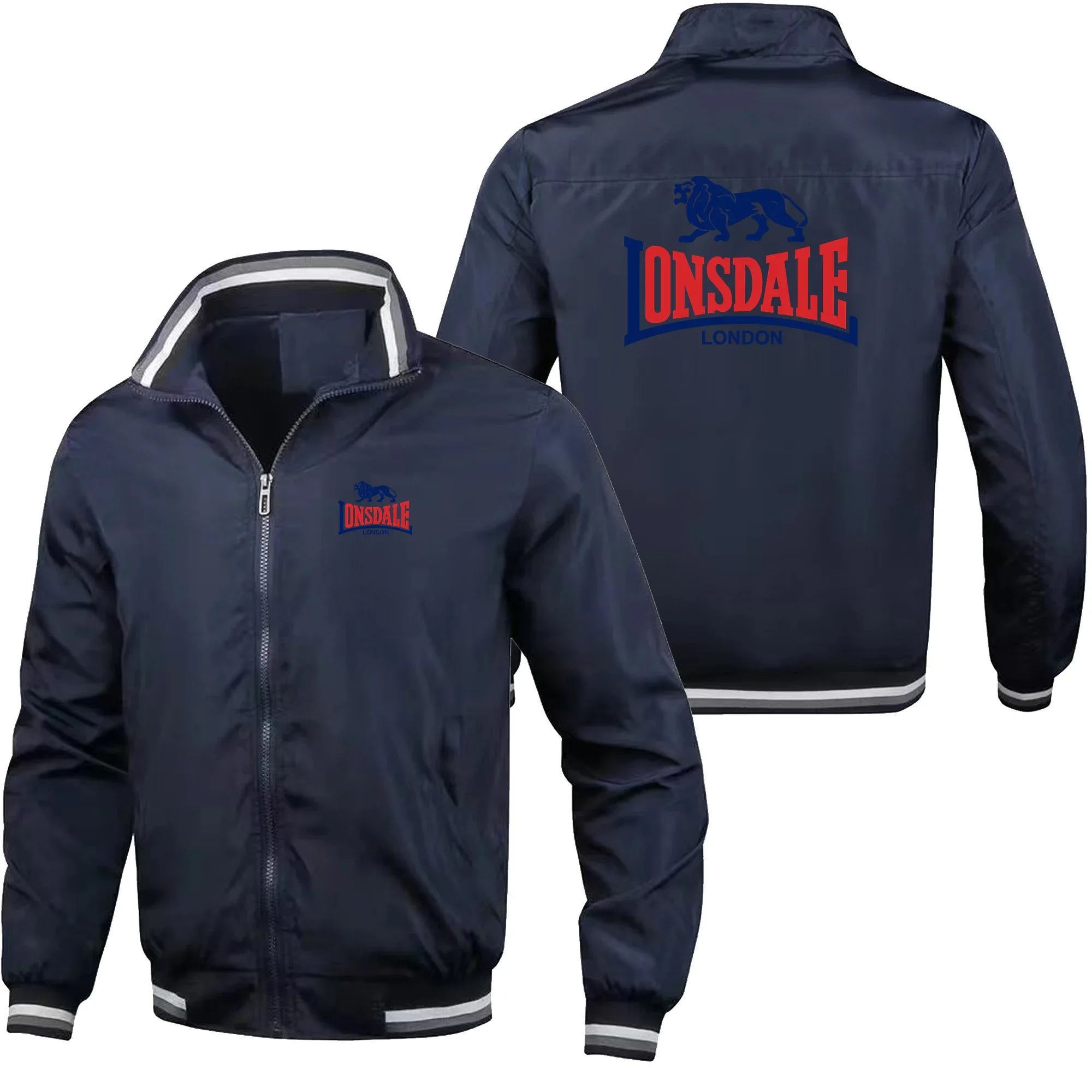 Men's Stand Collar Windproof Zipper Jacket – Outdoor Leisure Street Coat