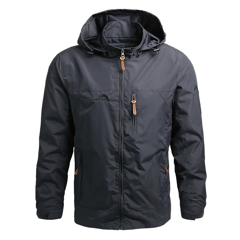 Men's Tactical Waterproof Hooded Military Jacket – Outdoor Sports Climbing Coat