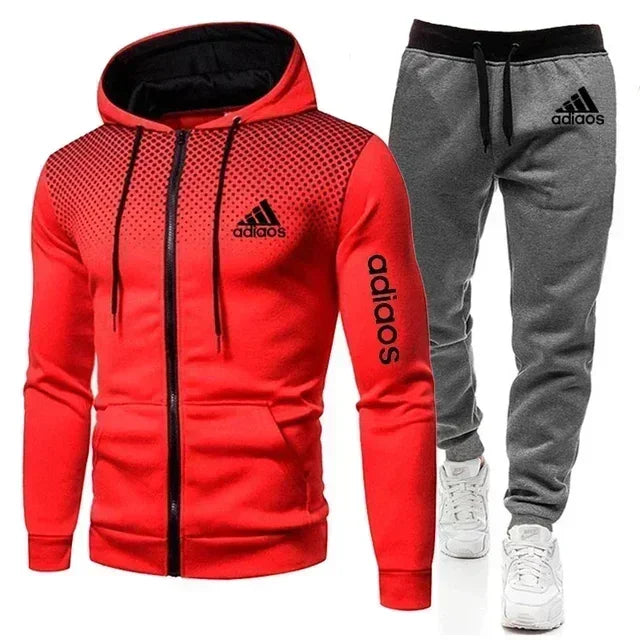 New Style Fashion Men Hoodie Fitness Gym Clothing Men Running Set Sportswear Jogger Men'smany Sorts Of Suit Sports