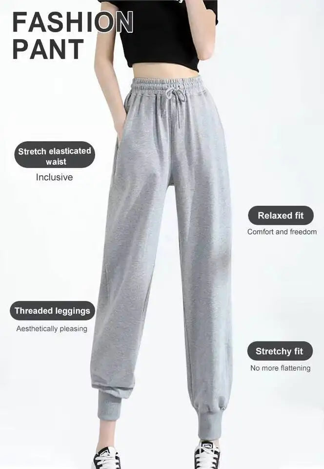 Women's Casual Sports Fleece Sweatpants – Warm Running Jogging Streetwear Trousers