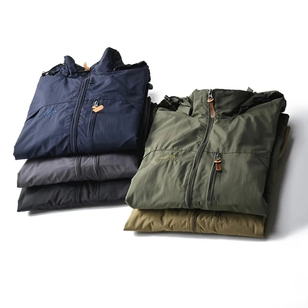 Men's Tactical Waterproof Hooded Streetwear Coat – Military Outdoor Climbing Jacket