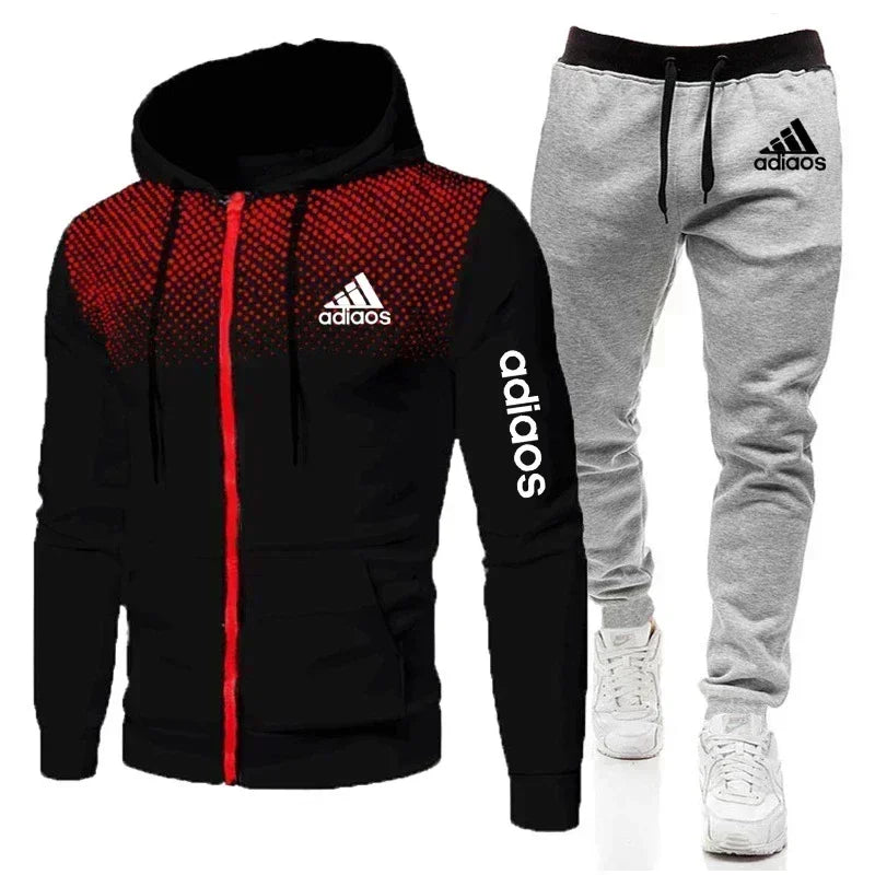 New Style Fashion Men Hoodie Fitness Gym Clothing Men Running Set Sportswear Jogger Men'smany Sorts Of Suit Sports