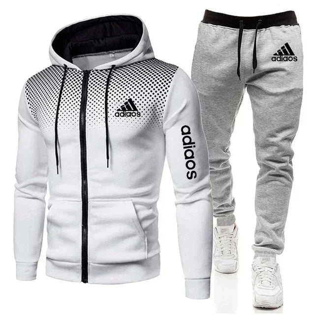 New Style Fashion Men Hoodie Fitness Gym Clothing Men Running Set Sportswear Jogger Men'smany Sorts Of Suit Sports