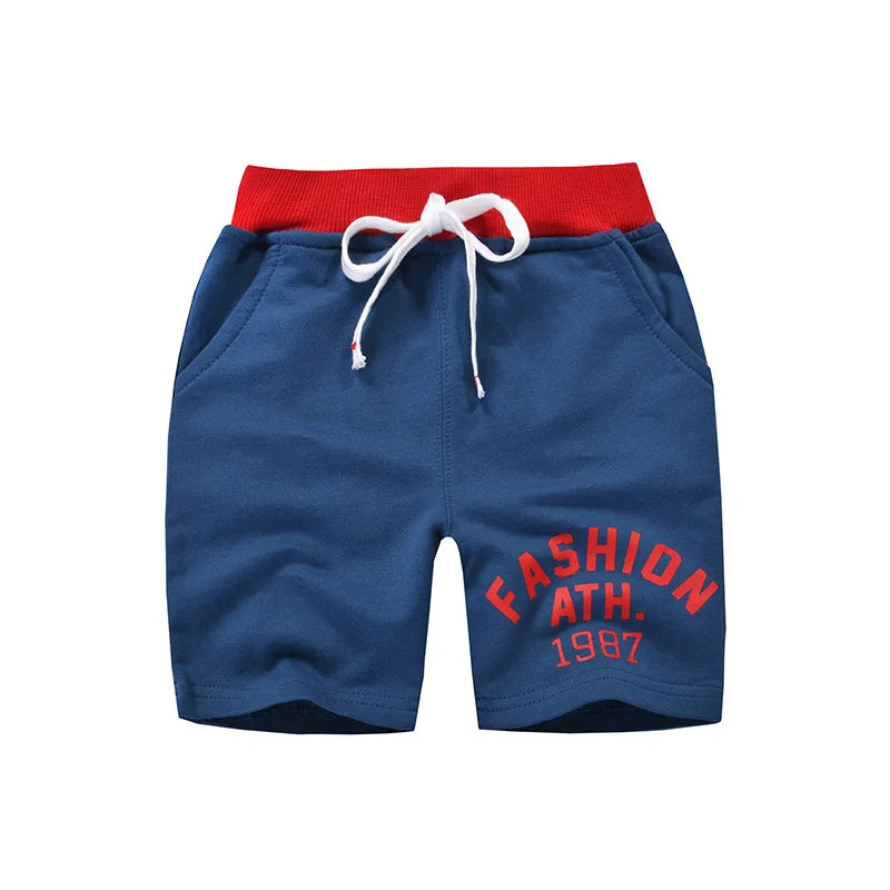 TUONXYE Children Boys Shorts Solid Color Teenager and Belt Pants Toddler Leisure Cotton Knitting Sport Beach Clothing