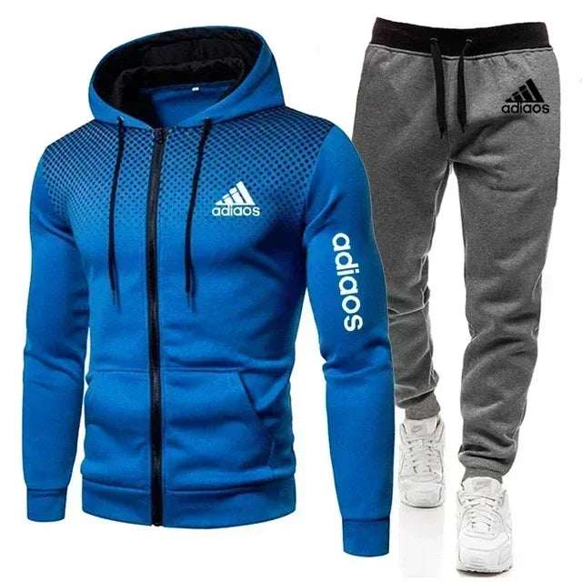 New Style Fashion Men Hoodie Fitness Gym Clothing Men Running Set Sportswear Jogger Men'smany Sorts Of Suit Sports