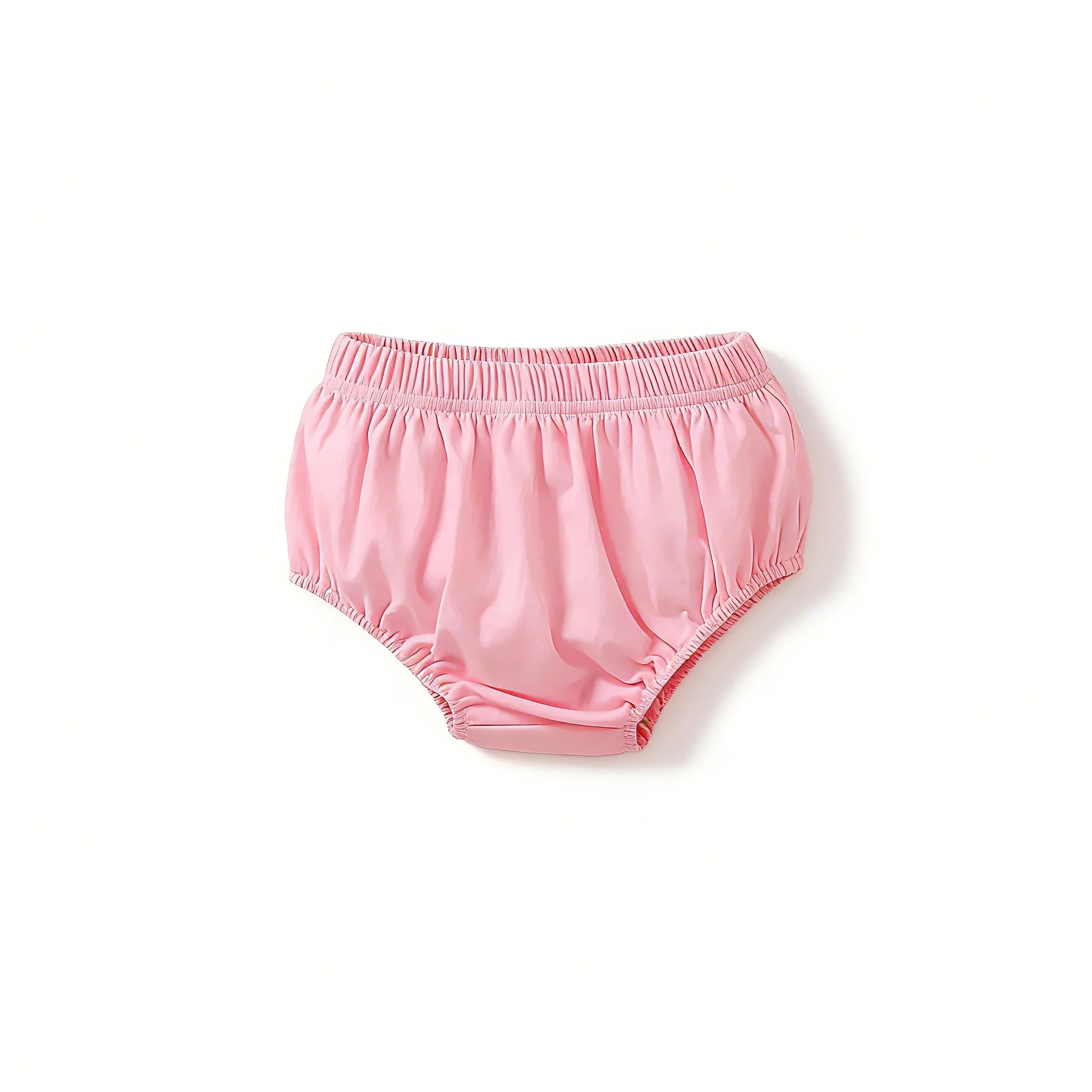 2pcs Solid Color Infant Toddler Underwear Soft Cotton Baby Girls and Baby Boys Unisex Diaper Covers Bloomers