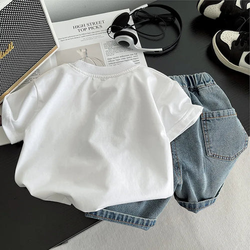 Baby T-Shirt & Shorts Casual 2-Piece Set – Soft Summer Toddler Outfit
