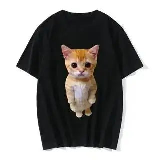 Xmas Holiday Oversized Unisex T-Shirt – 200g Cotton Funny Print Short Sleeve Tee