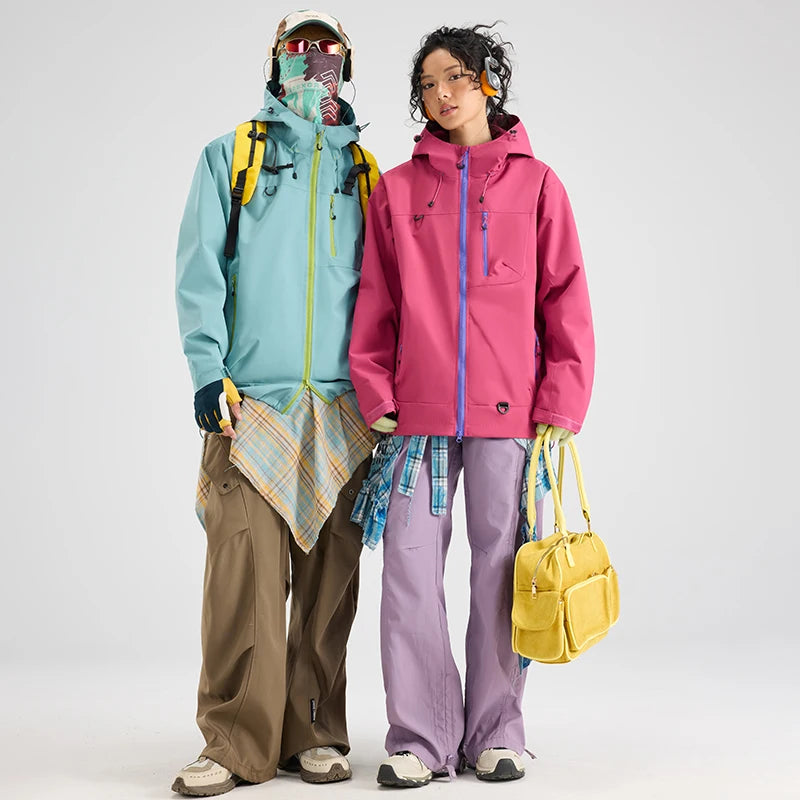 Unisex Waterproof Hooded Hiking Windbreaker Jacket – Outdoor Fishing Camping Coat