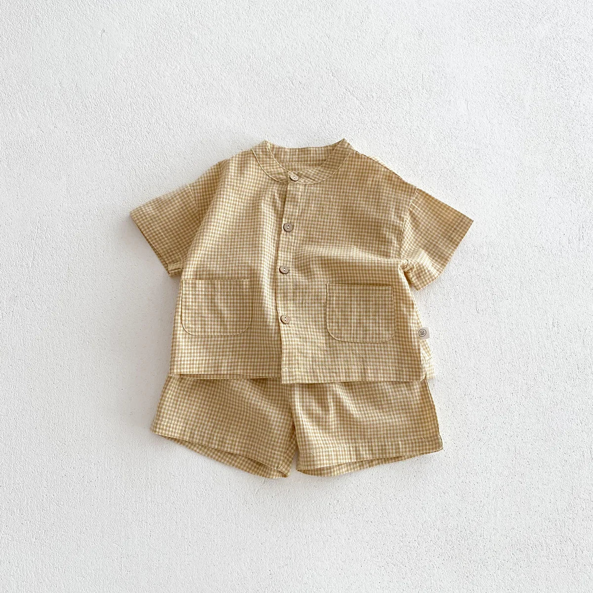 MILANCEL Chidren Clothing Set Casual Boys Suit  Short Sleeve Shirt And Pants 2 PCs Clothes Suit