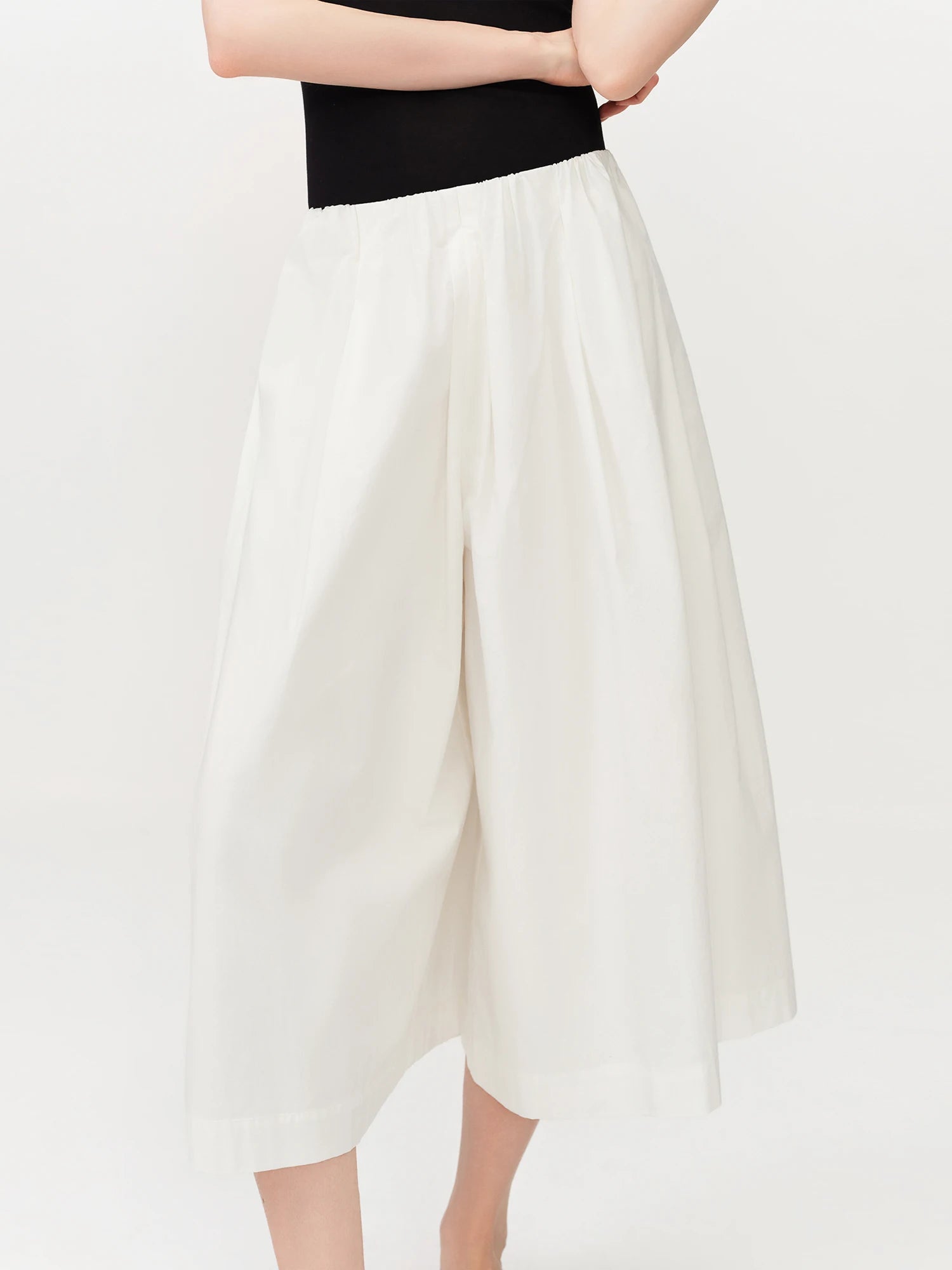 Women's Cozy Cotton A-Line Wide Leg Resort Pants – Casual Summer Outfit Trousers