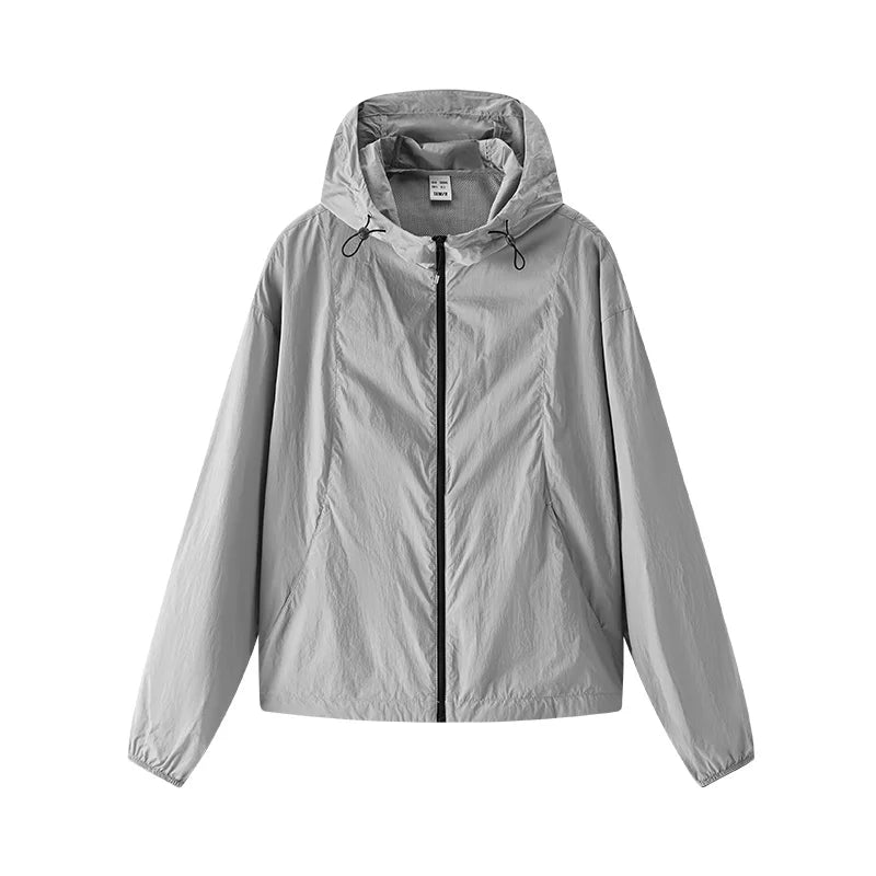 Semir Jacket Women Loose Slimming Summer 2025 New Cool Feeling Hooded Sun Protection Coat for Casual Style