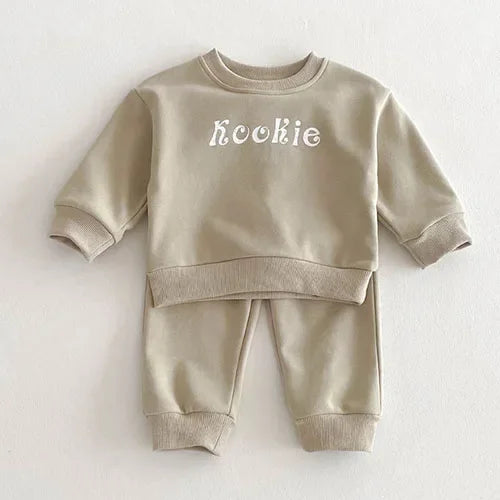 2025 New Spring 0-4Yrs Infant Baby Girls Clothing Set Long Sleeved Cotton Embroidery Pullover+Pants Toddler Baby Clothes Suit