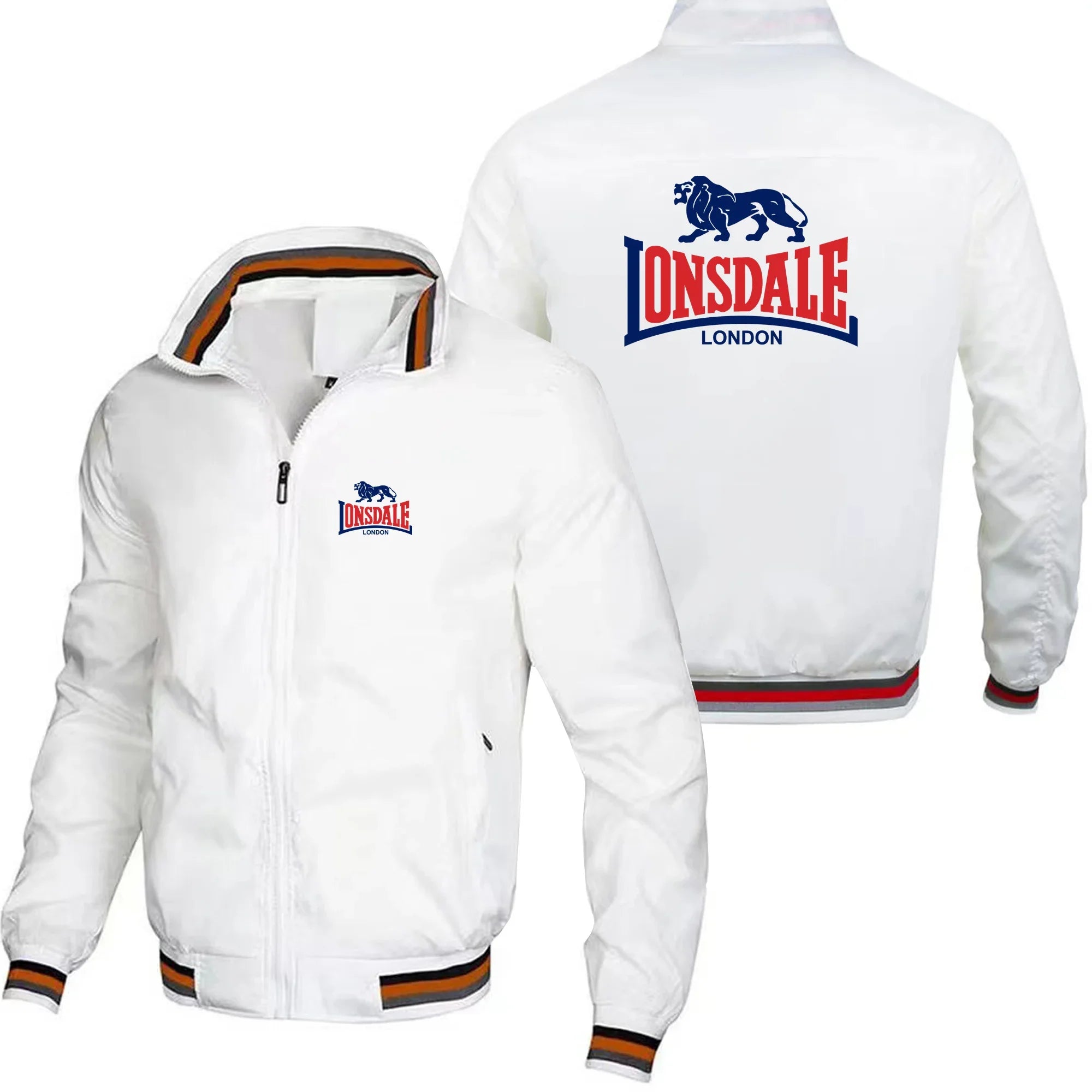 Men's Stand Collar Windproof Zipper Jacket – Outdoor Leisure Street Coat