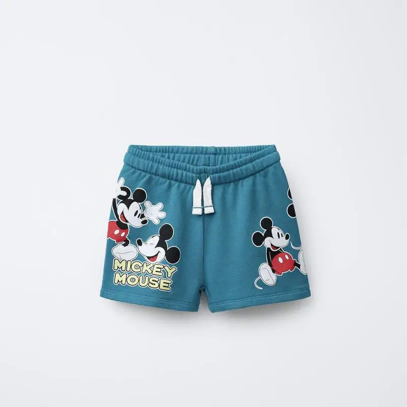 Mickey Mouse Shorts Cartoon Fashion Shorts Outdoor Wear Boys Child Cute Shorts Babies New Design Summer Loose Versatile Shorts