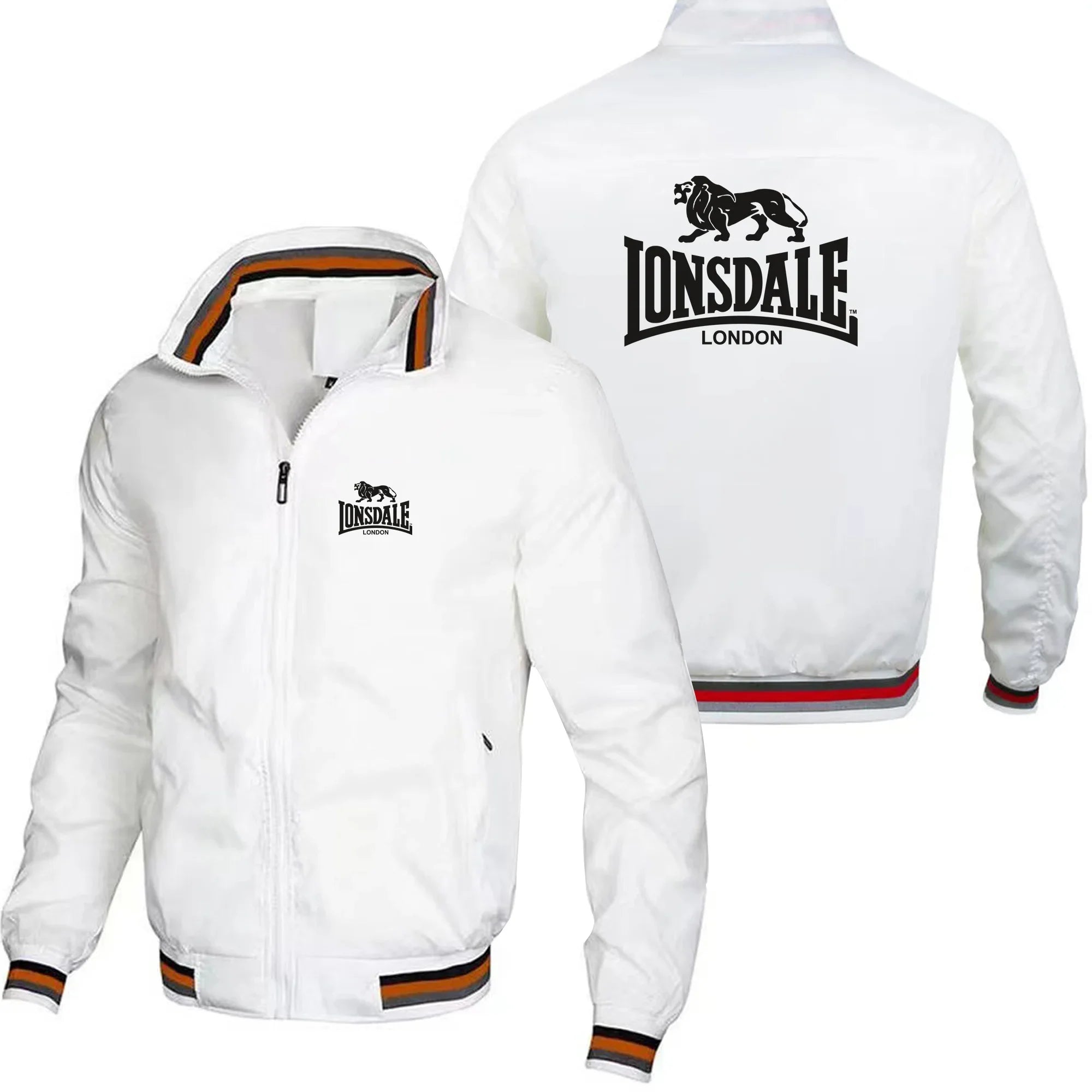Men's Stand Collar Windproof Zipper Jacket – Outdoor Leisure Street Coat