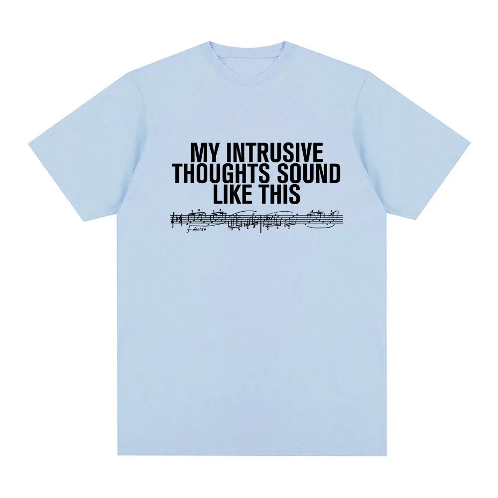 Rosalia Intrusive Thoughts Baby Tee – 100% Cotton Soft Round Neck T-Shirt
