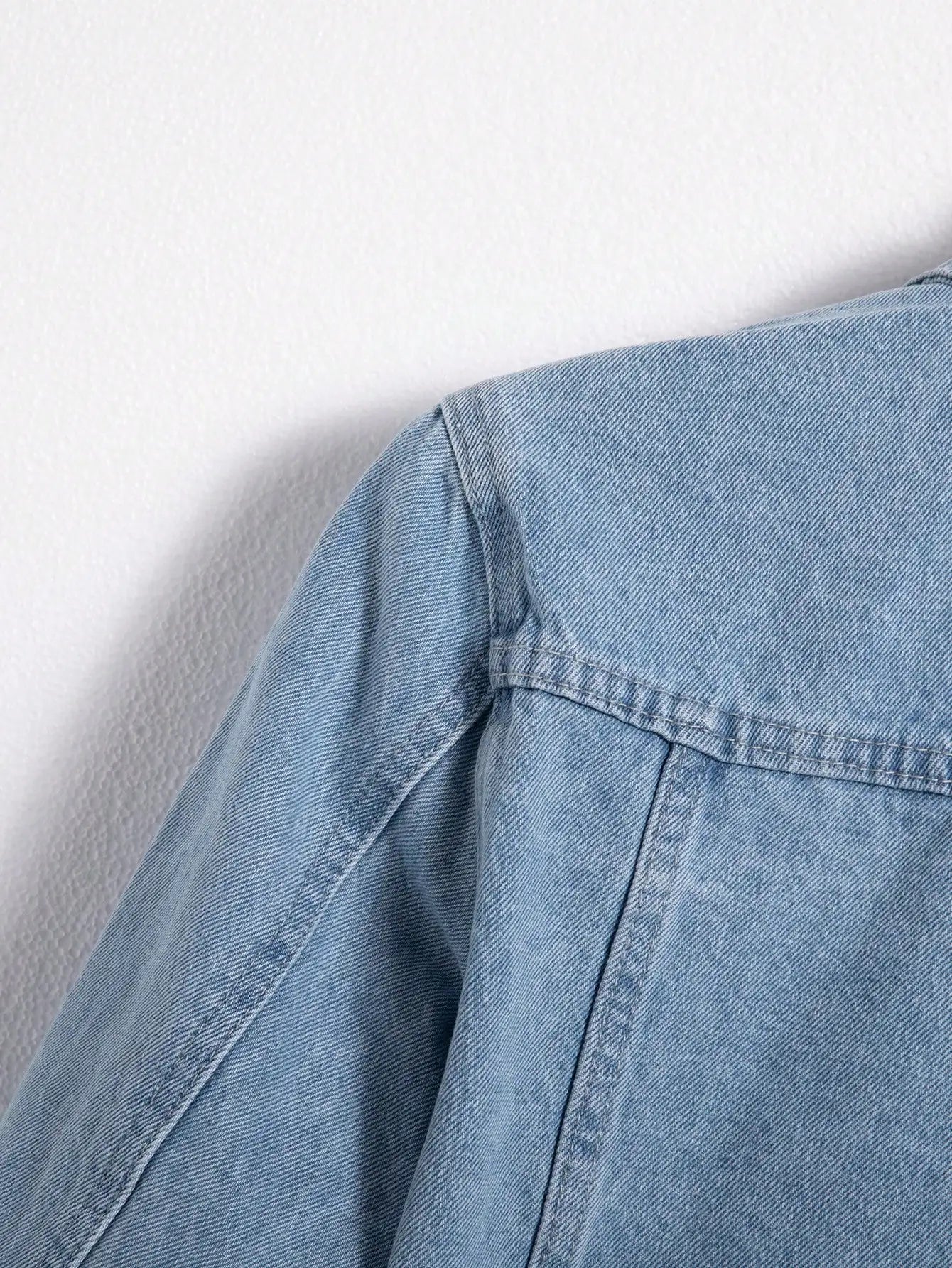 Men's Blue Denim Jacket – Casual Daily Wear Spring Autumn Coat