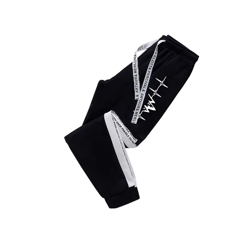 Men's Classic Hooded Sweatshirt & Pants Tracksuit – Versatile Print 2-Piece Set