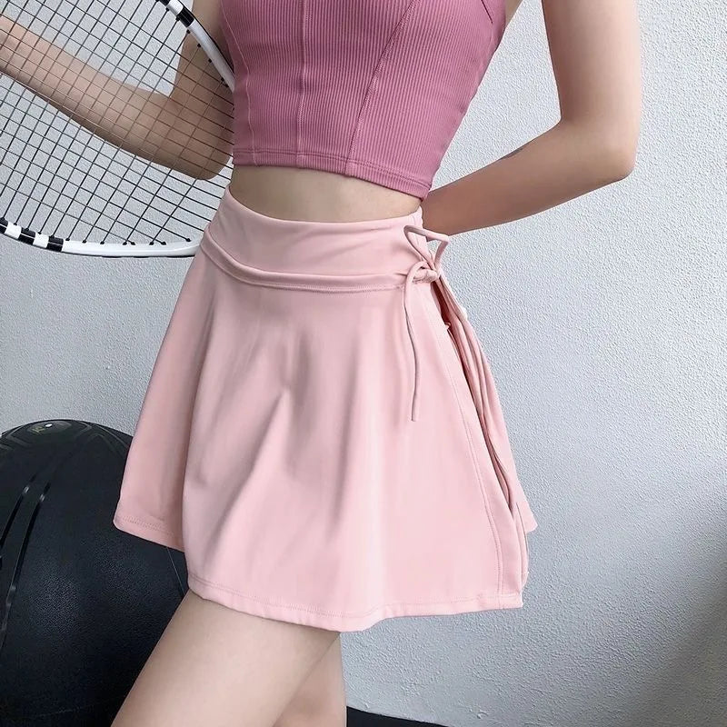 Women's Korean Black High Waist Tennis Mini Skirt – Sexy Pleated School Girl Uniform