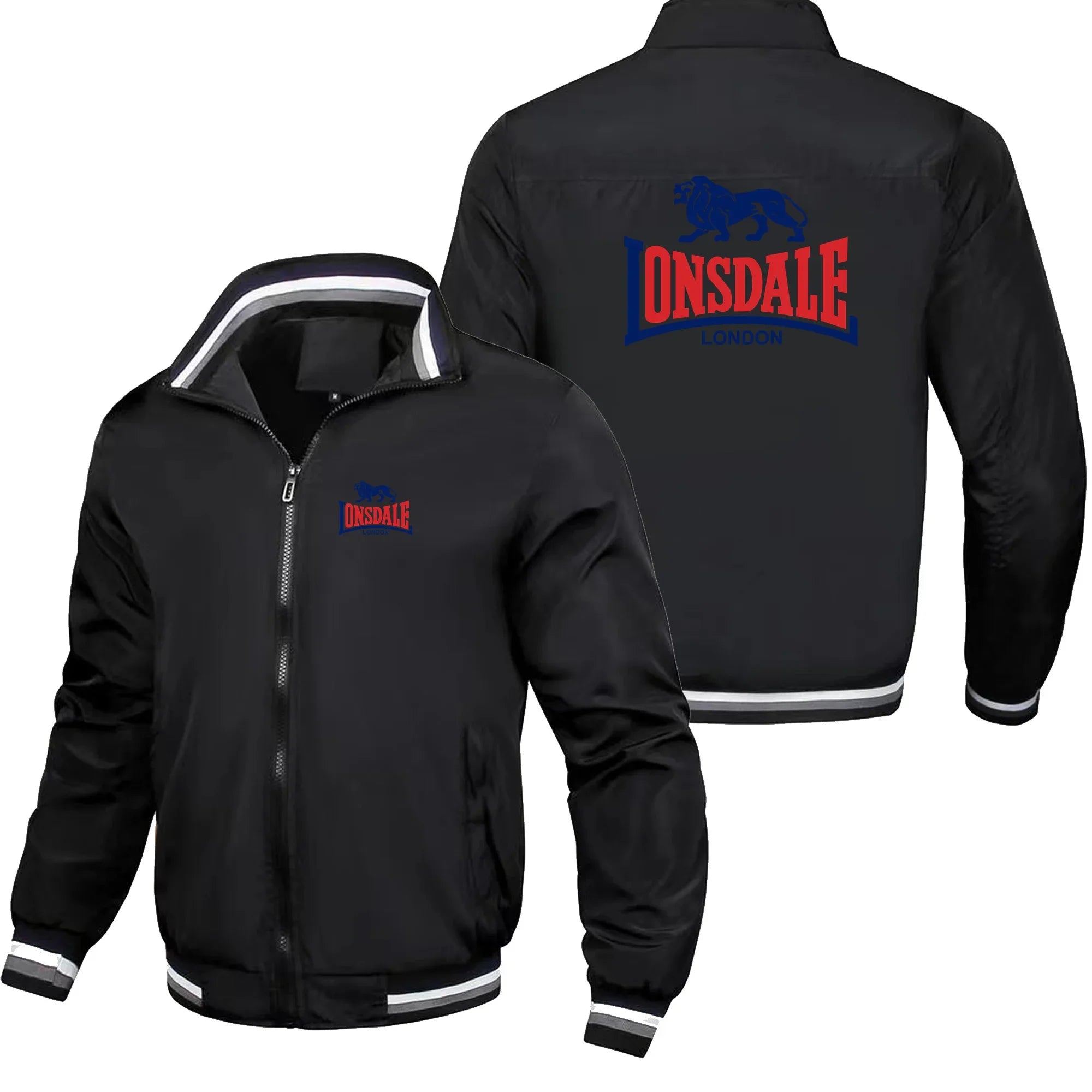 Men's Stand Collar Windproof Zipper Jacket – Outdoor Leisure Street Coat