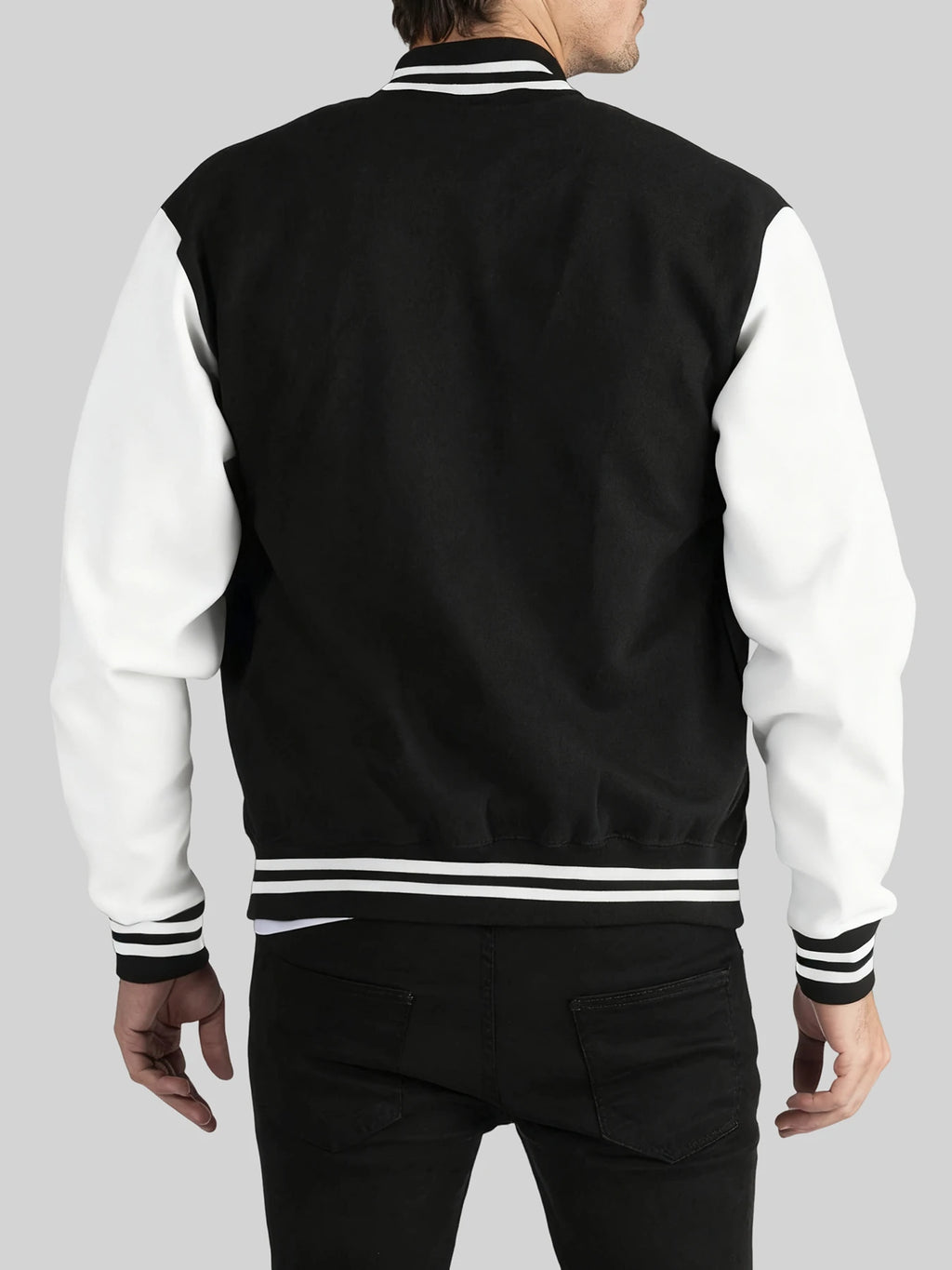 Men's LA Art Letter Baseball Jersey Jacket – Soft Loose Sports Casual Coat