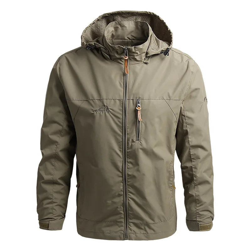 Men's Tactical Waterproof Hooded Military Jacket – Outdoor Sports Climbing Coat
